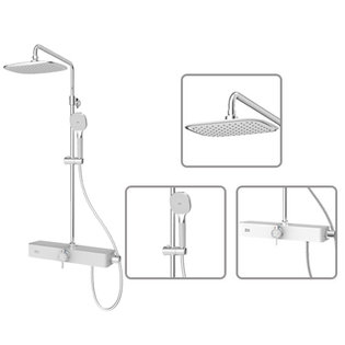 플랫 선반형레인샤워 FC-5780 840mm