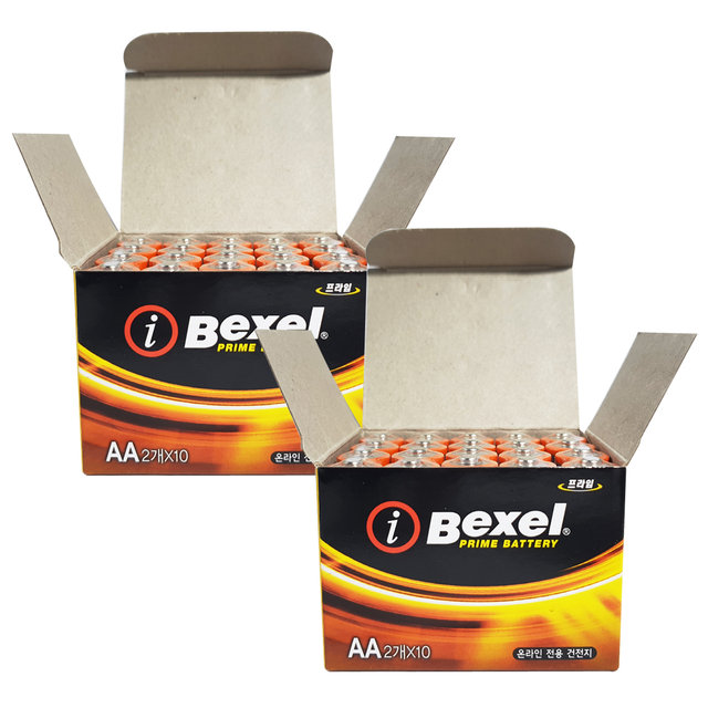 [카드추가5%] 알카라인 건전지 벌크형 AA 40개입