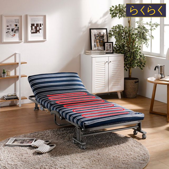 [비밀특가] 라꾸라꾸 6탄 온열(내장) 접이식침대(1인용) CBK-006S