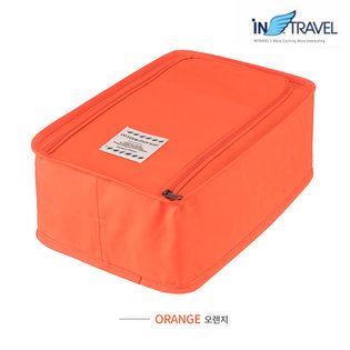 스퀘어 신발주머니 오렌지