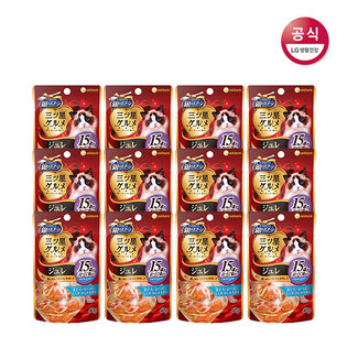 15세 쥬레(가다랑&참치&멸치&게)40Gx12