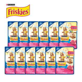 [프리스키] 키튼 참치 고양이파우치 80G 12개
