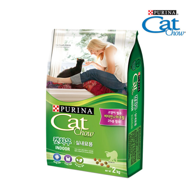 [퓨리나] 캣차우 인도어 2kg