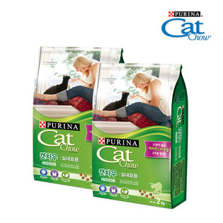 [퓨리나] 캣차우 인도어 2kg 2팩