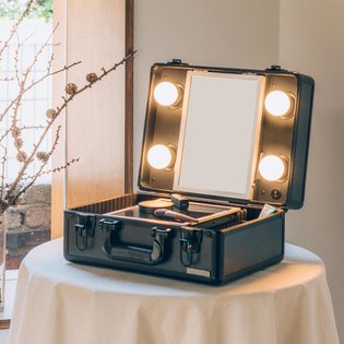 LED 조명화장대 마이러블리데이 블랙