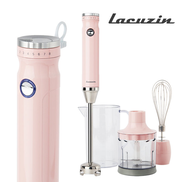 핸드 블렌더 믹서기 LCZ109PK (핑크, 4가지 악세사리 구성)