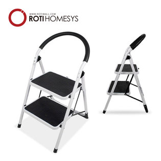 계단 사다리 2단 블랙