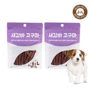 [미미펫]새감바버거 고구마 100g 1+1/강아지간식