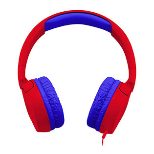 JBL 키즈 청력보호 유선 헤드폰[레드][JR300]