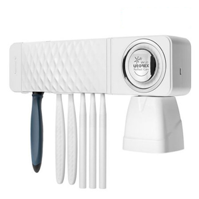 퍼펙트케어 충전식 무선 칫솔살균기 URT-120CHW-N