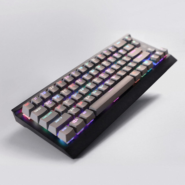 씽크웨이 CROAD K66 RGB 매크로 미니 기계식 키보드 청축