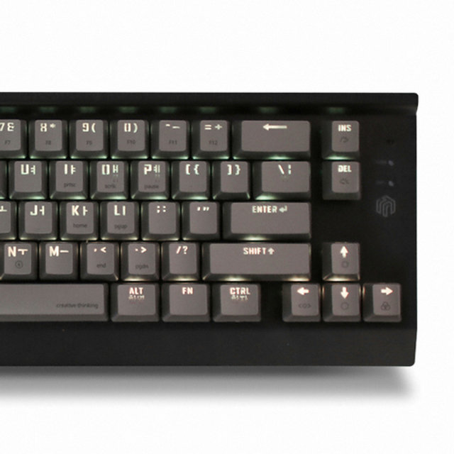씽크웨이 CROAD K66 RGB 매크로 미니 기계식 키보드 청축