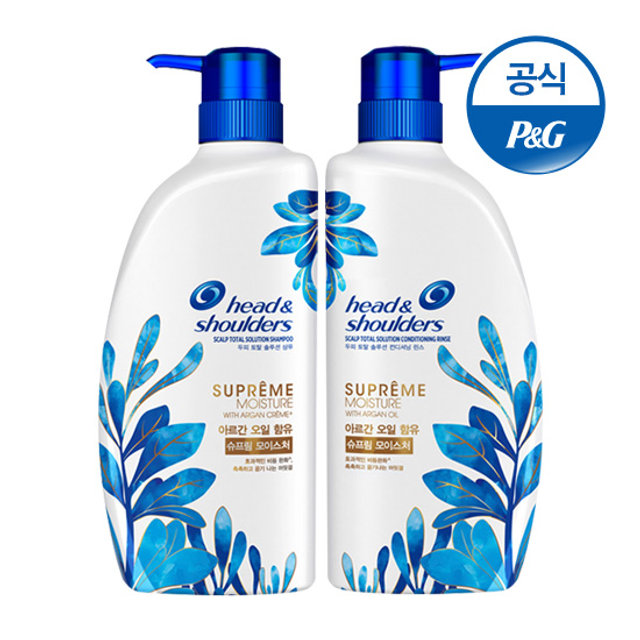 XXX사용안함 XXX 슈프림 샴푸 750ml 1개 + 린스 750ml 1개[HM24][HM25]