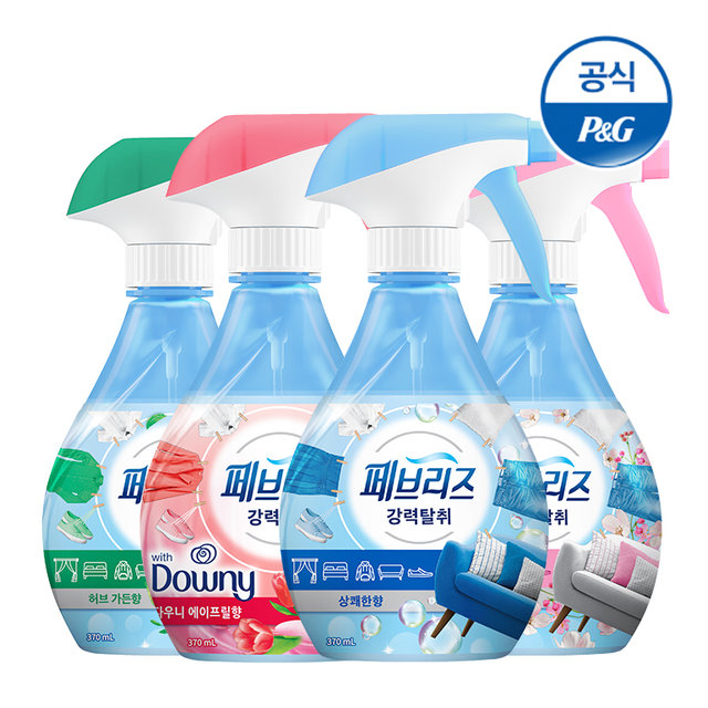 섬유탈취제 370ml x 3개 택1
