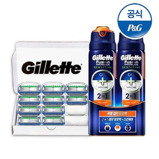 퓨전 프로글라이드 파워 면도날 10입 + 쉐이브젤 2개[G171][G145]