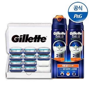 퓨전 프로글라이드 매뉴얼 면도날 10입 + 쉐이브젤 2개[G169][G145]