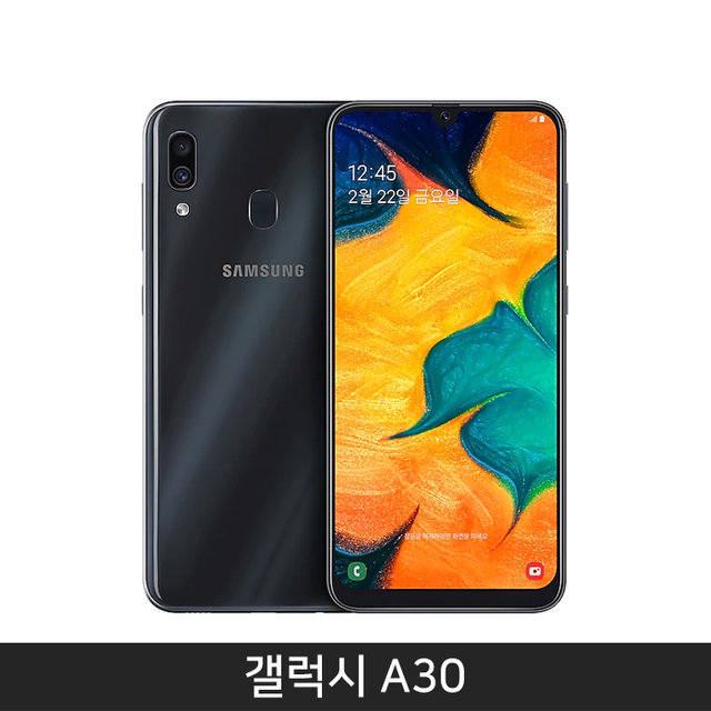 [자급제/공기계] 갤럭시A30 2019 [블랙] SM-A305N [삼성페이/4,000mAh]