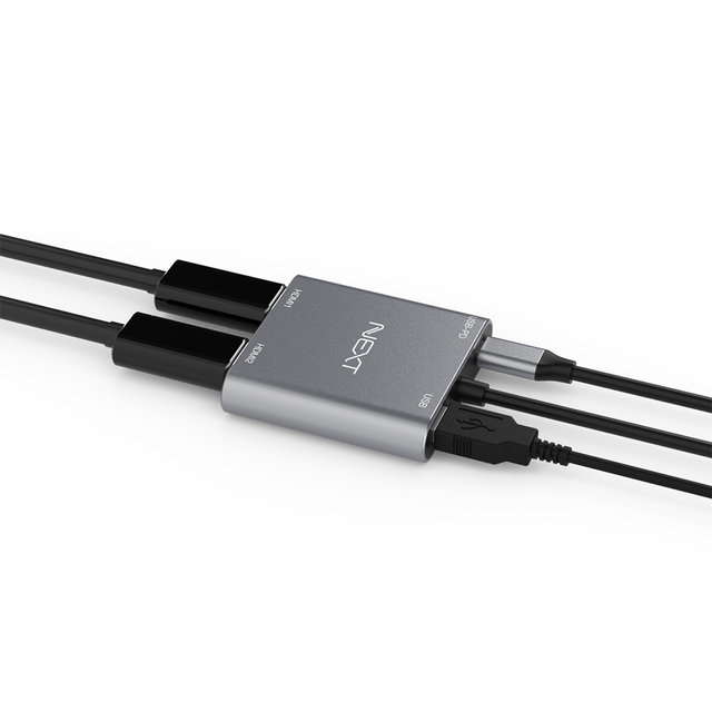 TYPE-C to 듀얼 HDMI UHD 4K 컨버터 NEXT-2251TCH