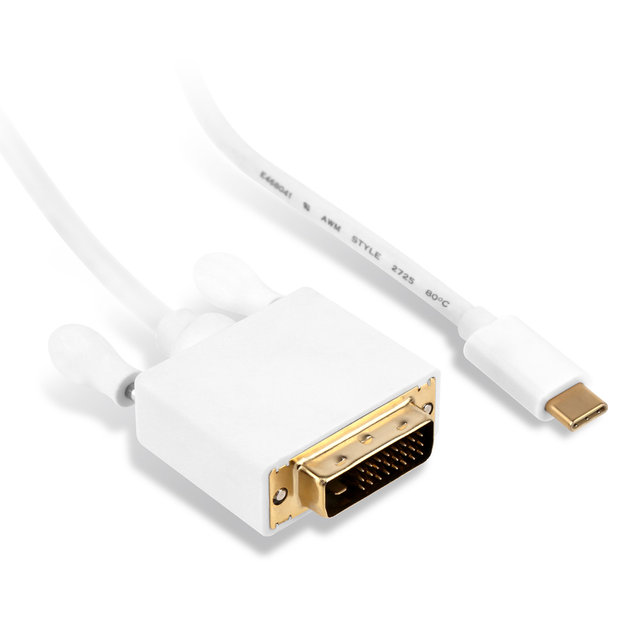 타입C to DVI 4K 케이블 1.8미터 NEXT-2242TCD