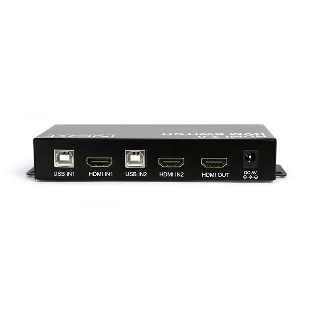 2포트 USB HDMI KVM 스위치 선택기 4K 60Hz 해상도 NEXT-7002KVM-4K