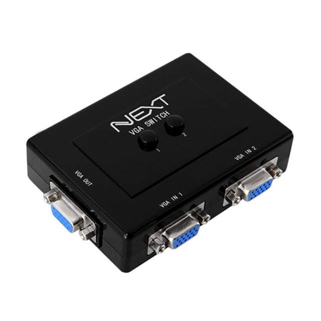 2대1 RGB VGA 모니터 선택기 스위치 NEXT-2402VSW