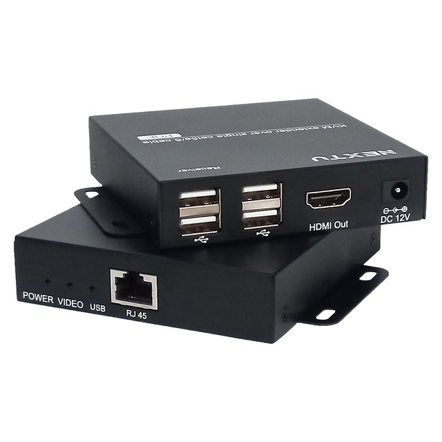 UTP KVM 50M 거리 연장기 NEXT-7104KVM EX