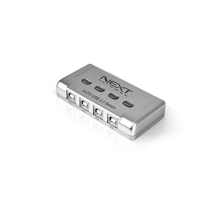1대4 USB2.0 프린터 선택기 공유기 NEXT-3504PST