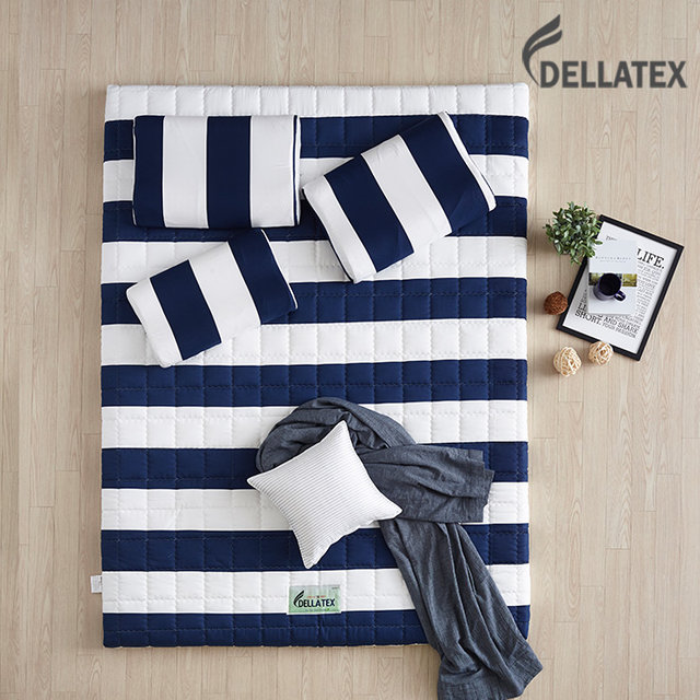 천연라텍스 매트 7.5cm 킹 마린블루 D75K+커버포함