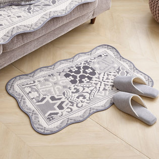 포르테_그레이 자카드 발매트 50x70cm