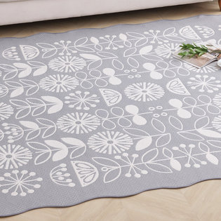 앨리아_그레이 자카드 카페트 대형 150x200cm