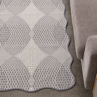 페리도트_그레이 자카드 쇼파매트 3인 65x170cm