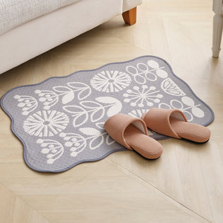 앨리아_그레이 자카드 발매트 50x70cm