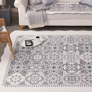 지오_아이보리 자카드 카페트 대형 150x200cm