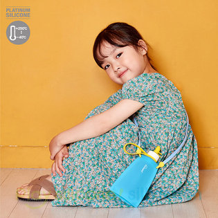 실리콘 물 주머니 300ml WSK422 하늘
