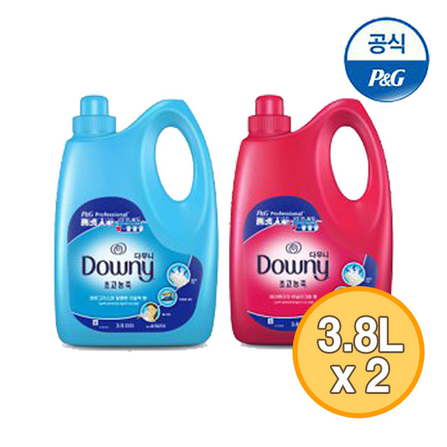 초고농축 섬유유연제 3.8L x 2개 2가지 향