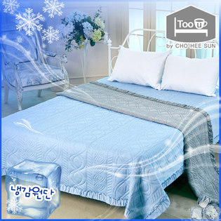 냉감원단 여름 이불(S) 블루