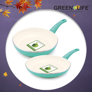 그린라이프 소프트그립 2종/팬28cm+궁28cm(민트)