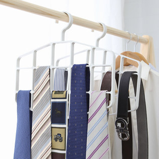 옷장 공간활용 넥타이 벨트 스카프 정리 15홀 옷걸이