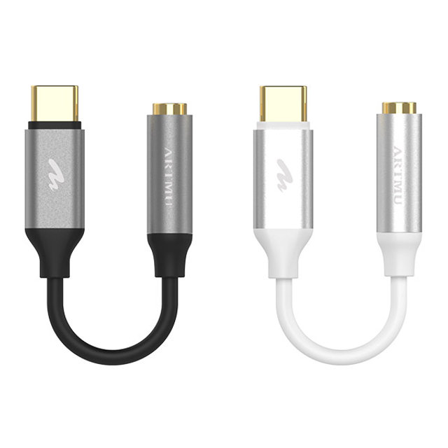USB C타입 to 3.5mm 이어폰잭 어댑터-화이트