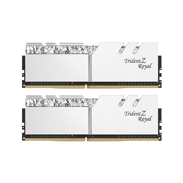 DDR4 32G PC4-28800 CL16 Trident Z ROYAL C RGB 실버 (16Gx2)