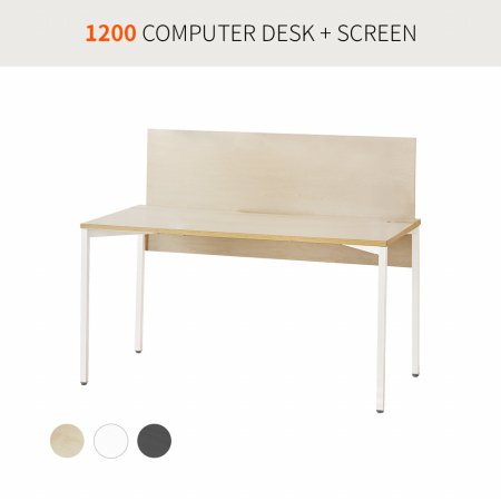   [코아스]1200 컴퓨터데스크+스크린 OSD1203SN 
