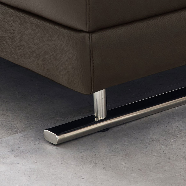 [단독][롯데3만증정]로벨 3인 기능성 이태리 천연면피 소가죽 소파+스툴