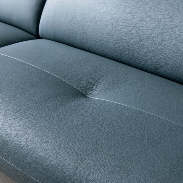 프레디3.5인기능성슈렁큰천연면피소가죽소파+스툴