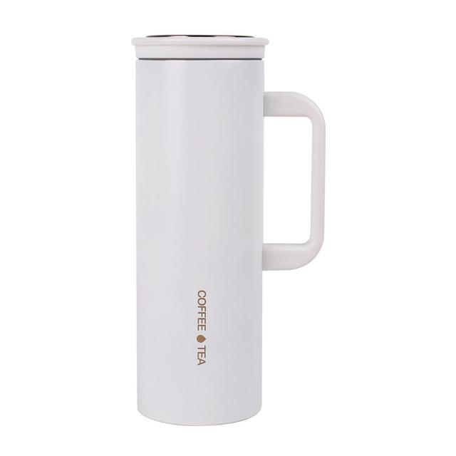 핫콤 커피 스텐머그/손잡이 차량용머그 450ml