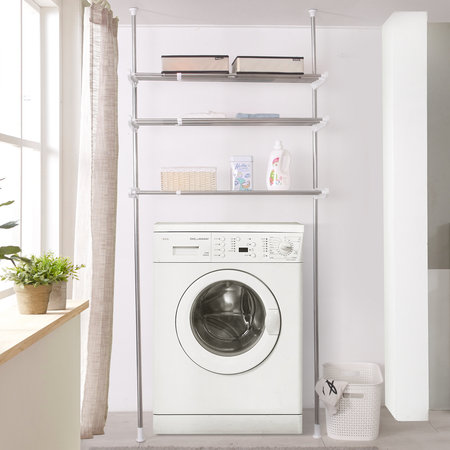 보노 접이식 세탁기 베란다 선반 3단