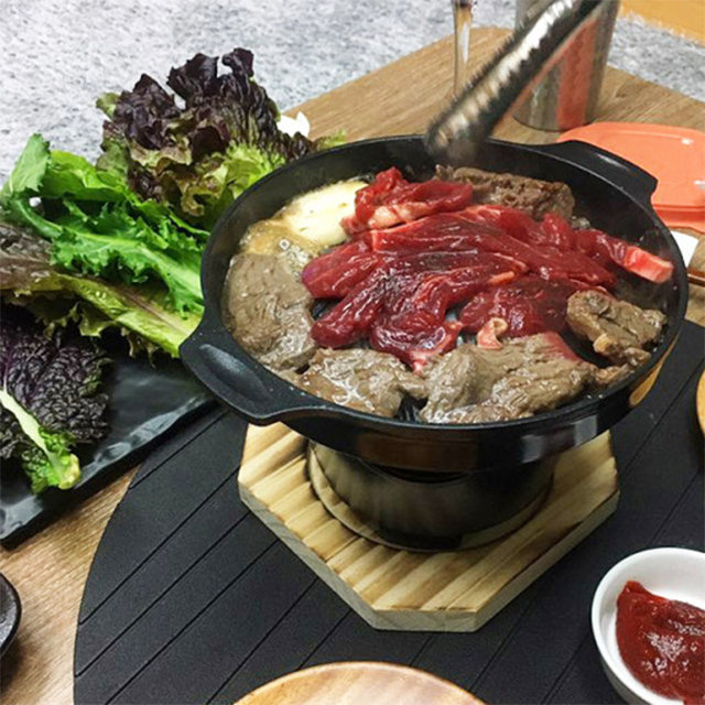 가정용미니화로 풀세트A 1인화로 (그릴+화로+연료통+목판)