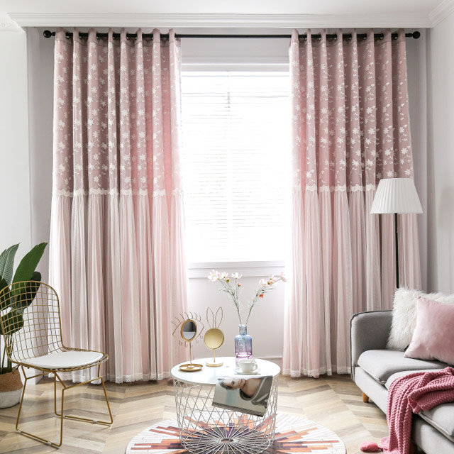 하일스 아일렛 암막커튼(260x230)(봉+설치부속) 백아이보리