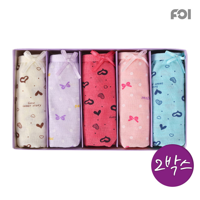 1 +1 2박스/ISP431 5매입/미디팬티/여성팬티/팬티/여자팬티/여성속옷