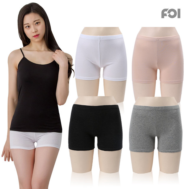 면 2부속바지 1매/안전하고 깨끗한 국산고품질/여성속바지/여성속옷/속바지