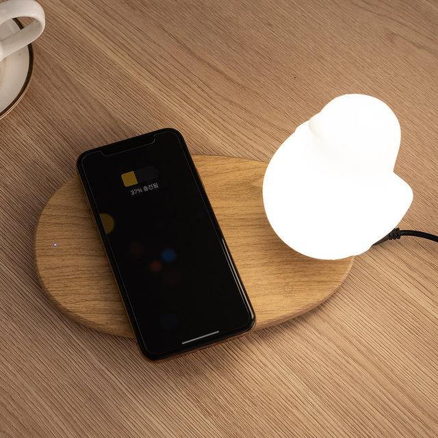 버디 스마트폰 무선충전겸용 LED 무드등 SL-B03